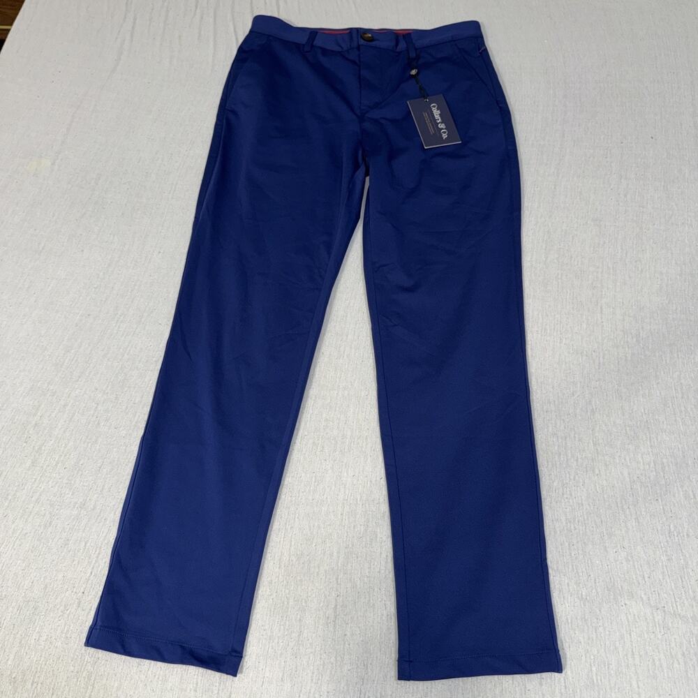 Collars & Co Maverick Performance Pants Blue Blue 30 x 28 NWT